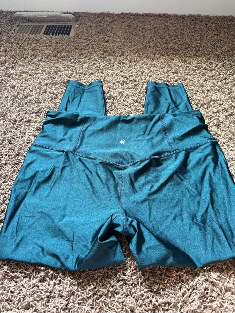Athleta Teal High-Rise Leggings